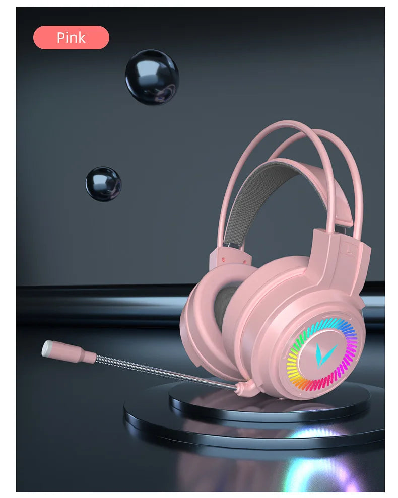 Auriculares Gamer G58/G60 7.1 con Micrófono y Luz LED