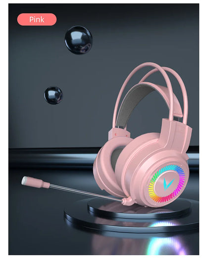 Auriculares Gamer G58/G60 7.1 con Micrófono y Luz LED