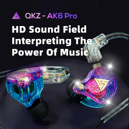 Auriculares QKZ AK6 Pro HiFi con Micrófono y Bajos Potentes