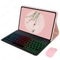 Funda Teclado Huawei MatePad SE 11" 2024 con Retroiluminación Rainbow