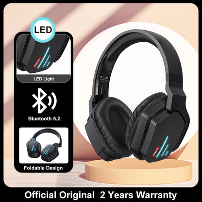 ONIKUMA Headset Gamer Pro Inalámbrico con Luz LED – PC
