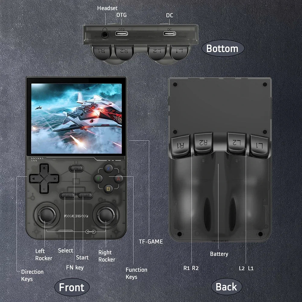 Consola portatil K36 Retro