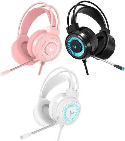 Auriculares Gamer G60 con Micrófono, Sonido 7.1, Luz LED y Cancelación de Ruido