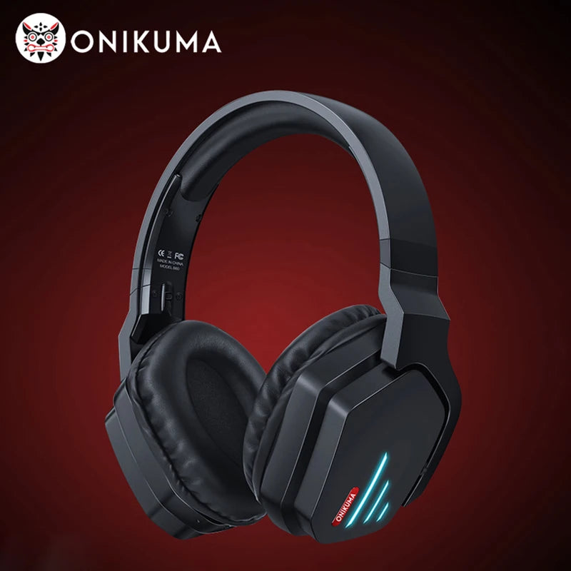 ONIKUMA Headset Gamer Pro Inalámbrico con Luz LED – PC