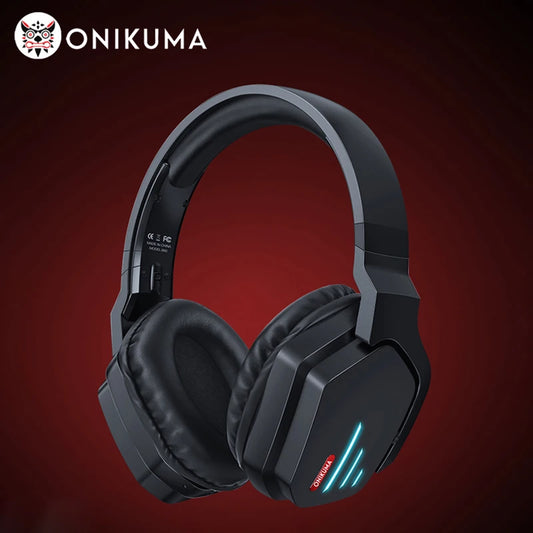ONIKUMA Headset Gamer Pro Inalámbrico con Luz LED – PC