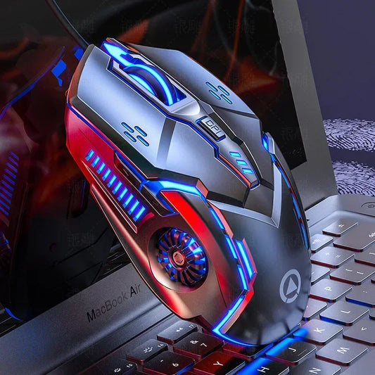Mouse Gamer con Retroiluminación LED – Ergonómico y Preciso