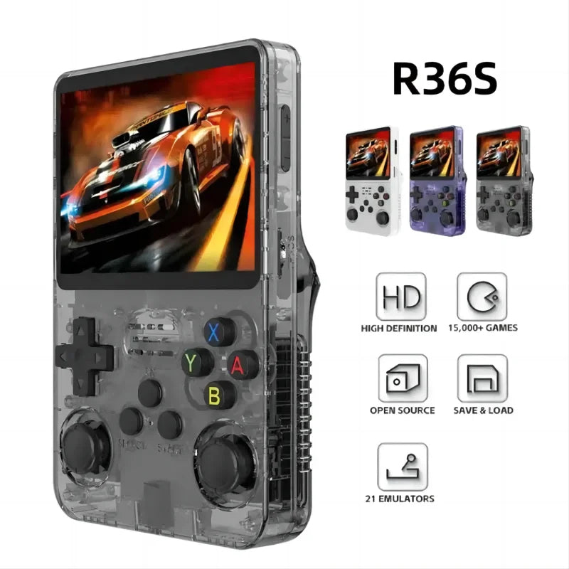 Consola retro R36s de Juega como Rey con 15.000 juegos clásicos