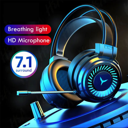 Auriculares Gamer G60 con Micrófono, Sonido 7.1, Luz LED y Cancelación de Ruido