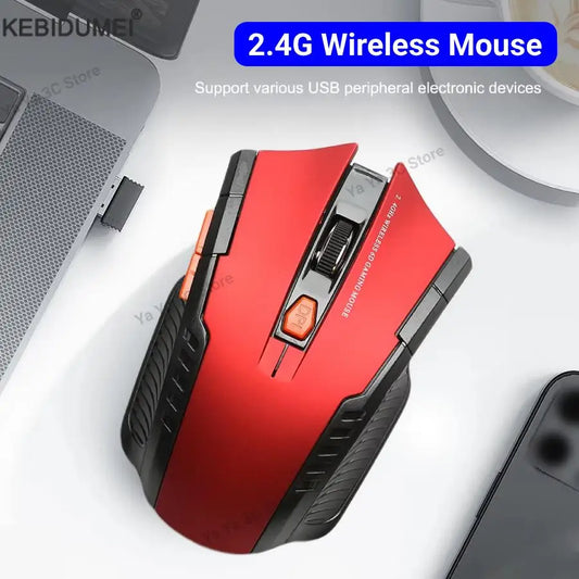 Mouse Gamer Ergonómico Inalámbrico 1600DPI