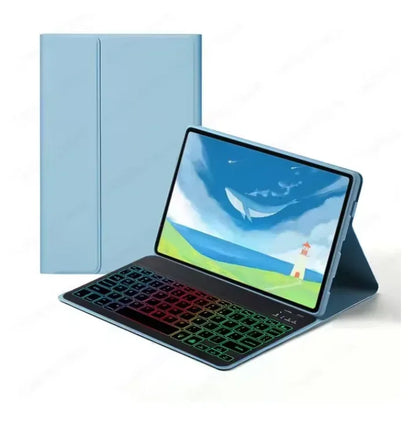Funda Teclado Huawei MatePad SE 11" 2024 con Retroiluminación Rainbow