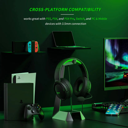Auriculares Gamer BINNUNE con Micrófono – Xbox, PS4/PS5, PC y Switch