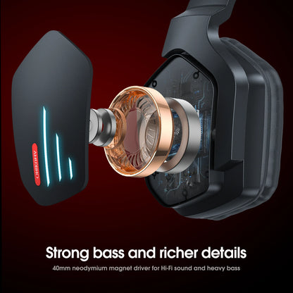 ONIKUMA Headset Gamer Pro Inalámbrico con Luz LED – PC