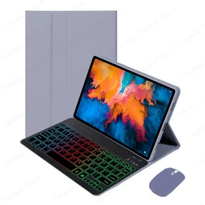Funda Teclado Huawei MatePad SE 11" 2024 con Retroiluminación Rainbow